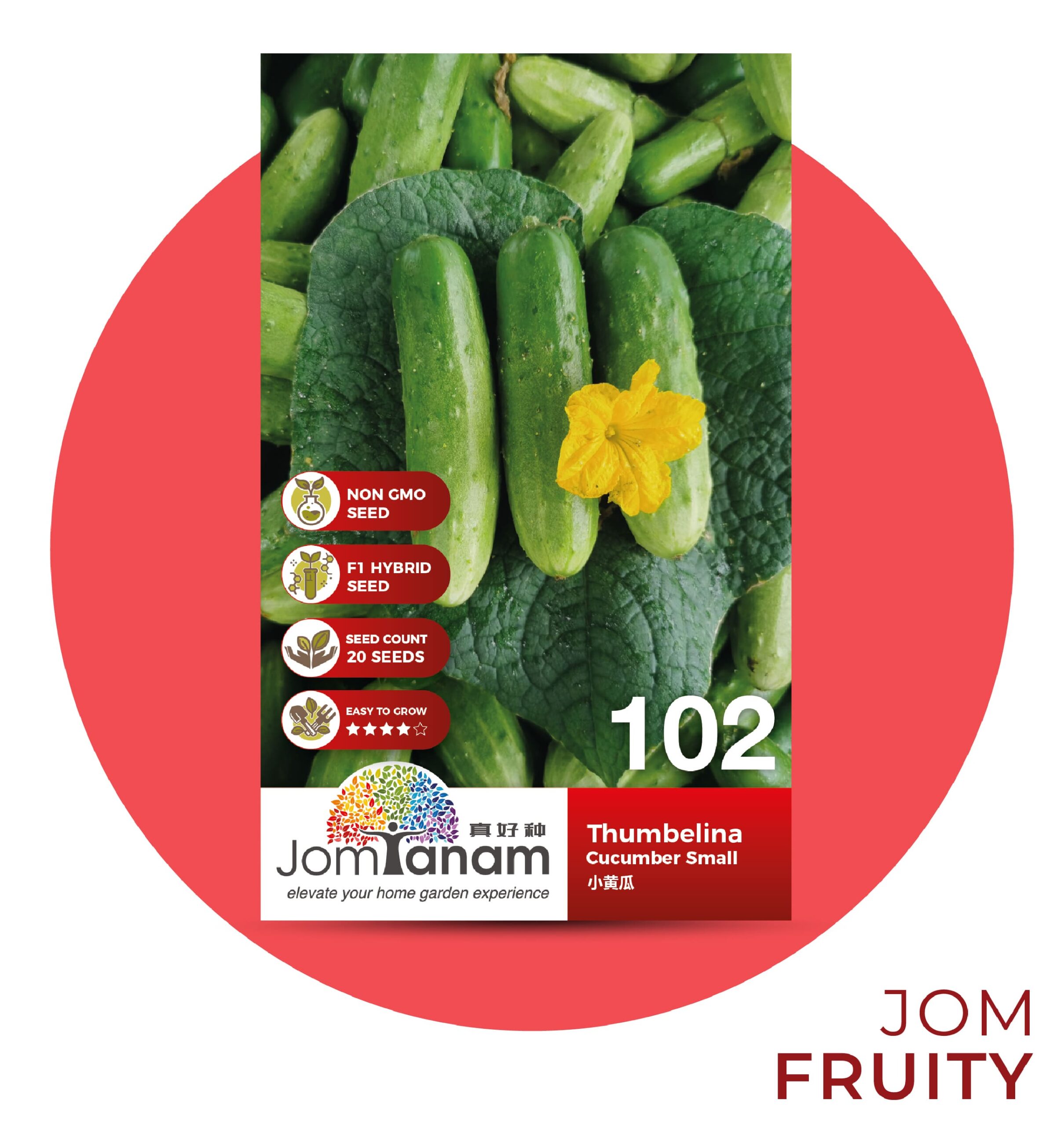 Cucumber Small Thumbelina 102 - Jom Tanam by Crop Power
